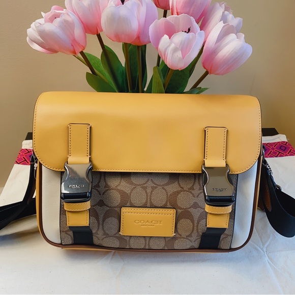 Coach Bags Coach Track Crossbody In Colorblock Signature Canvas